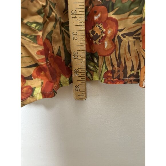 Anna and Frank Women's Lightweight Shear 100% Silk Skirt Floral Vtg Size XL NWT - Picture 4 of 9